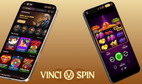 Aplicaci&oacute;n M&oacute;vil de Vincispin Casino